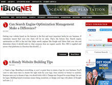Tablet Screenshot of iblognet.com